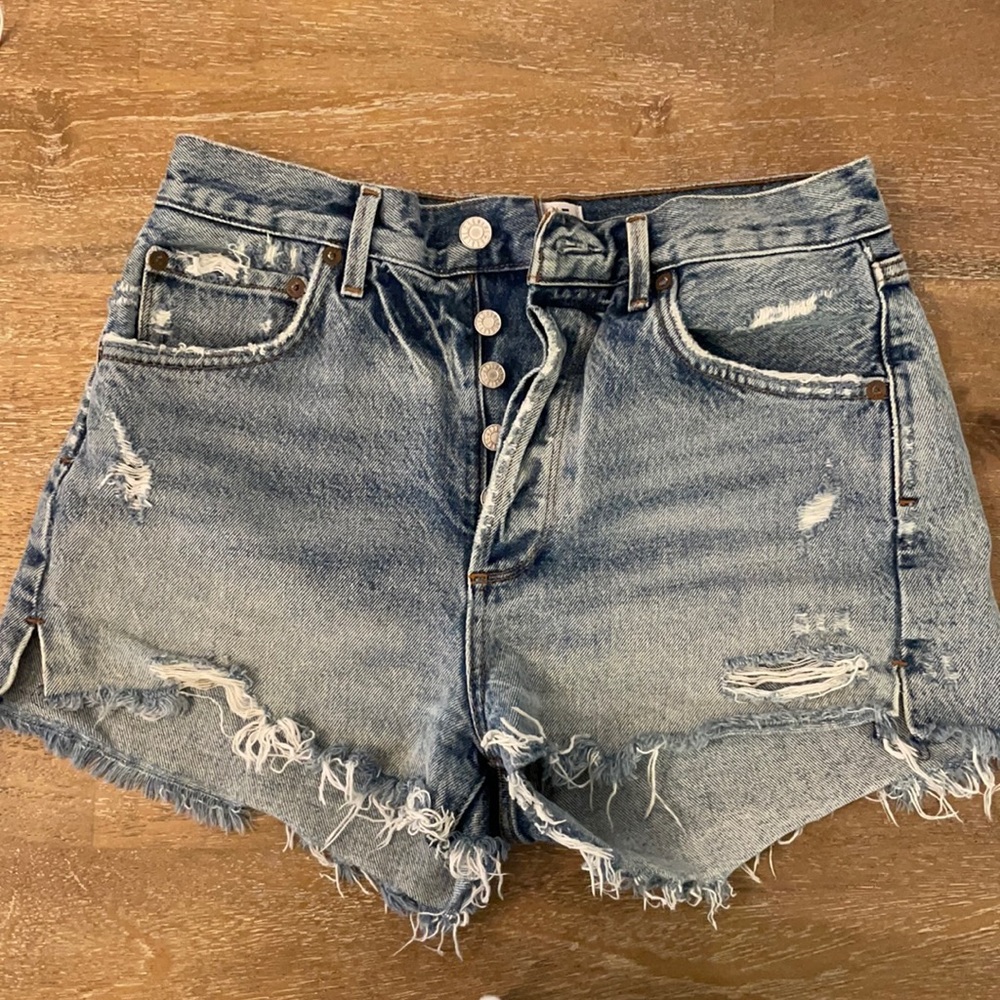 Agolde Size 27 high rise shorts